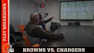 Hue Jackson breaks down plays versus the Chargers | Cleveland Browns