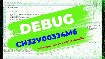 [WCH] CH32V003x J4M6 fix error debug and reflash