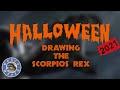 Halloween 2021 Special - Drawing the Spooky Scary Scorpios Rex E750 from Jurassic World on Procreate