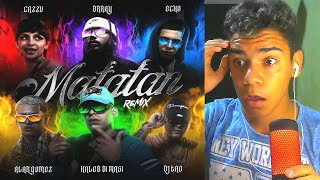 REACCION A Kaleb Di Masi, ECKO, Cazzu, Feat. Brray, Alan Gomez, DJ TAO - Matatan (Remix)