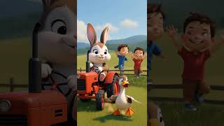 The Happy Tractor Ride #englishmelodykids #shorts #kidslearning #kidsvideo #shortsvideo