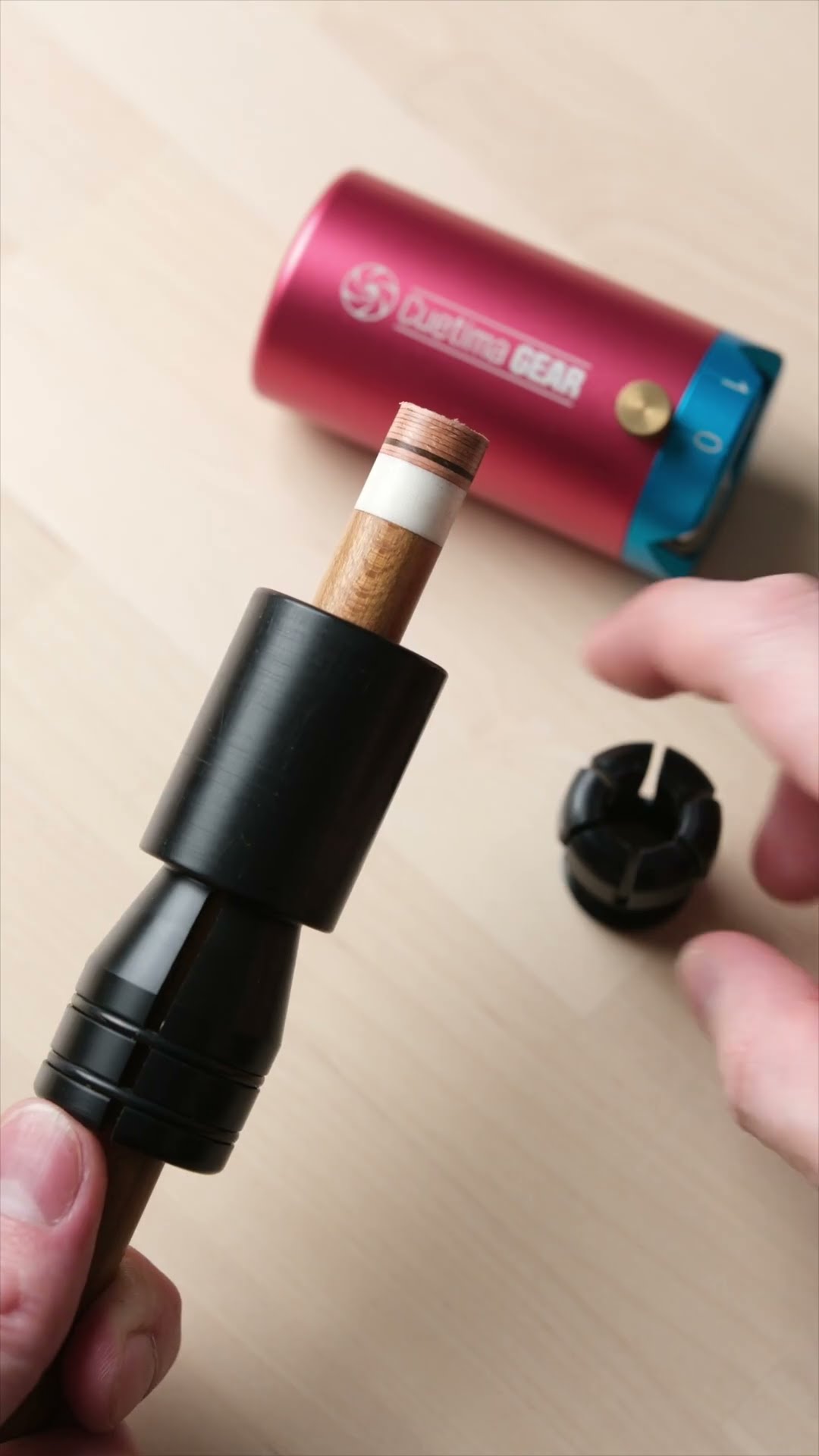 CUETIMA Tip Shaper | Shape Your Cue Tip in Seconds - YouTube