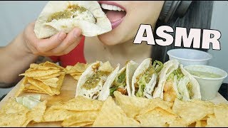Asmr Chicken Shrimp Veggie Taco Chips Eating Sounds No Talking Sas-Asmr