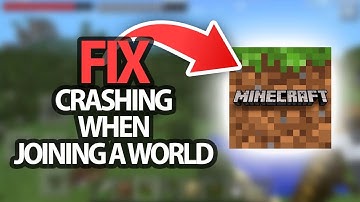 How To Fix Minecraft Mobile Crashing Wgen Joining World | Step By Step