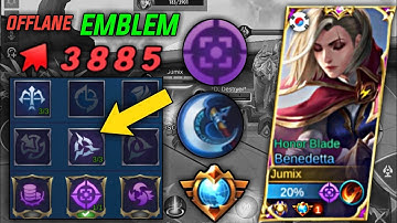 BENEDETTA USERS TRY THIS!!CRITICAL EMBLEM SET AND BUILD By Top 1 Global Benedetta