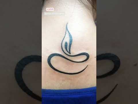 Deepak Diya Tattoo Design Flame Tattoo On Back Tattoo Design For Girls Back Youtube