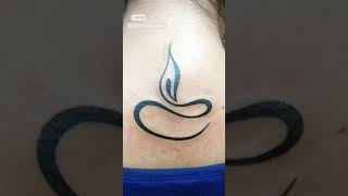 Deepak Diya Tattoo Design Flame Tattoo On Back Tattoo Design For Girls Back Youtube
