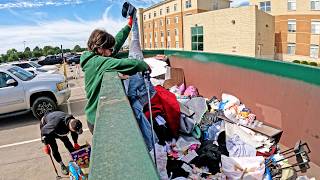 College Move Out Dumpster Diving - SO Much is Being Thrown Away!
