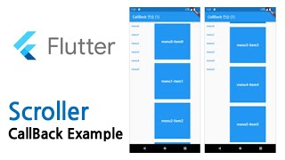 Flutter / Dart ScrollController : Callback (과제)