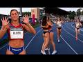 Mireya Oliver Wins by Just 0.02 Seconds! ???? | Thrilling 100m Sprint Finish