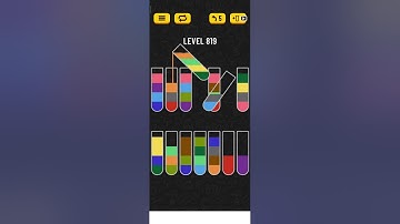 water sort puzzle - level 819