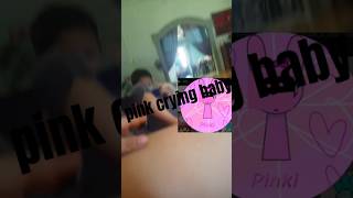 pink crying baby