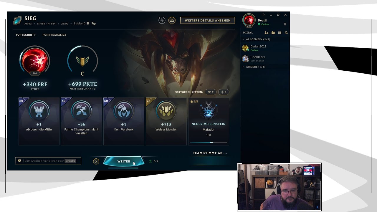 League of Legends | ARAM | Alistar | C | Sieg | w/friends | 28.12.2023 | 21