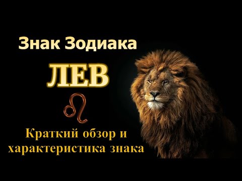 Лев. Короткий обзор знака зодиака Лев. Ядро и основная характеристика знака Лев