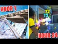 I trained like a FORTNITE PRO for 24 HOURS...