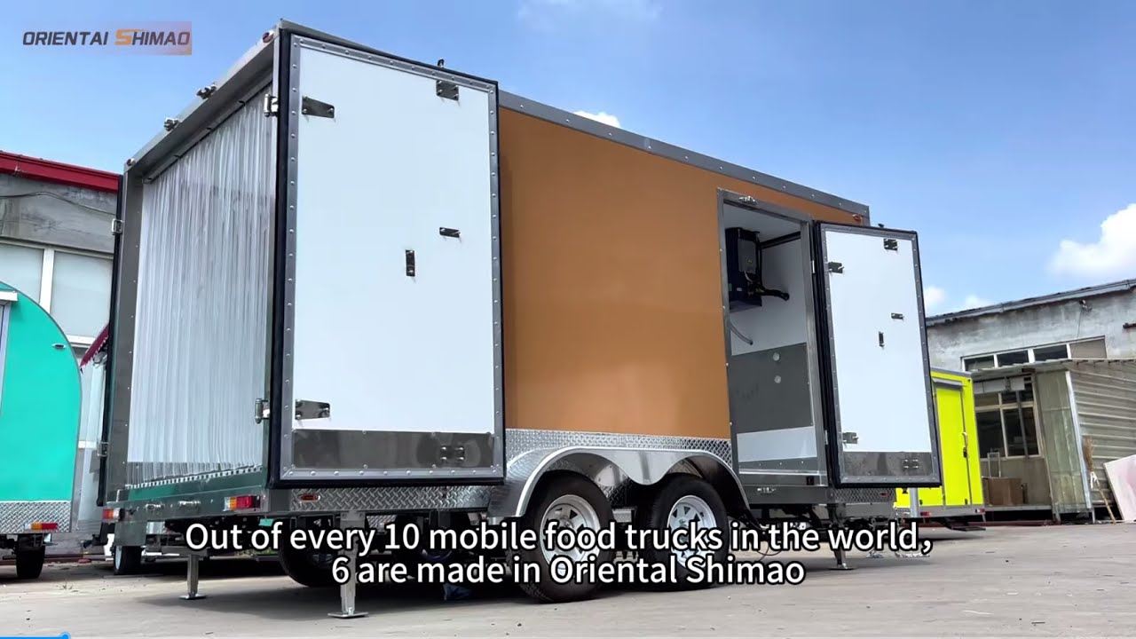 Retail Kitchen Customized Standard Mobile Cold Room Food Storage Cold Refrigerated Truck Trailer