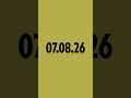 A different expression. 07.08.2026 🟡🐝
