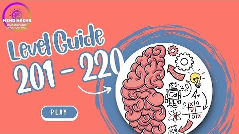 Brain Test Level 201 - 220 Walkthrough | Mind Hacks