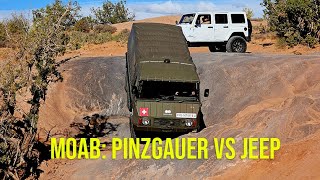 Moab - Fins and Things, Who Does it Better, Jeeps vs Pinzgauer!