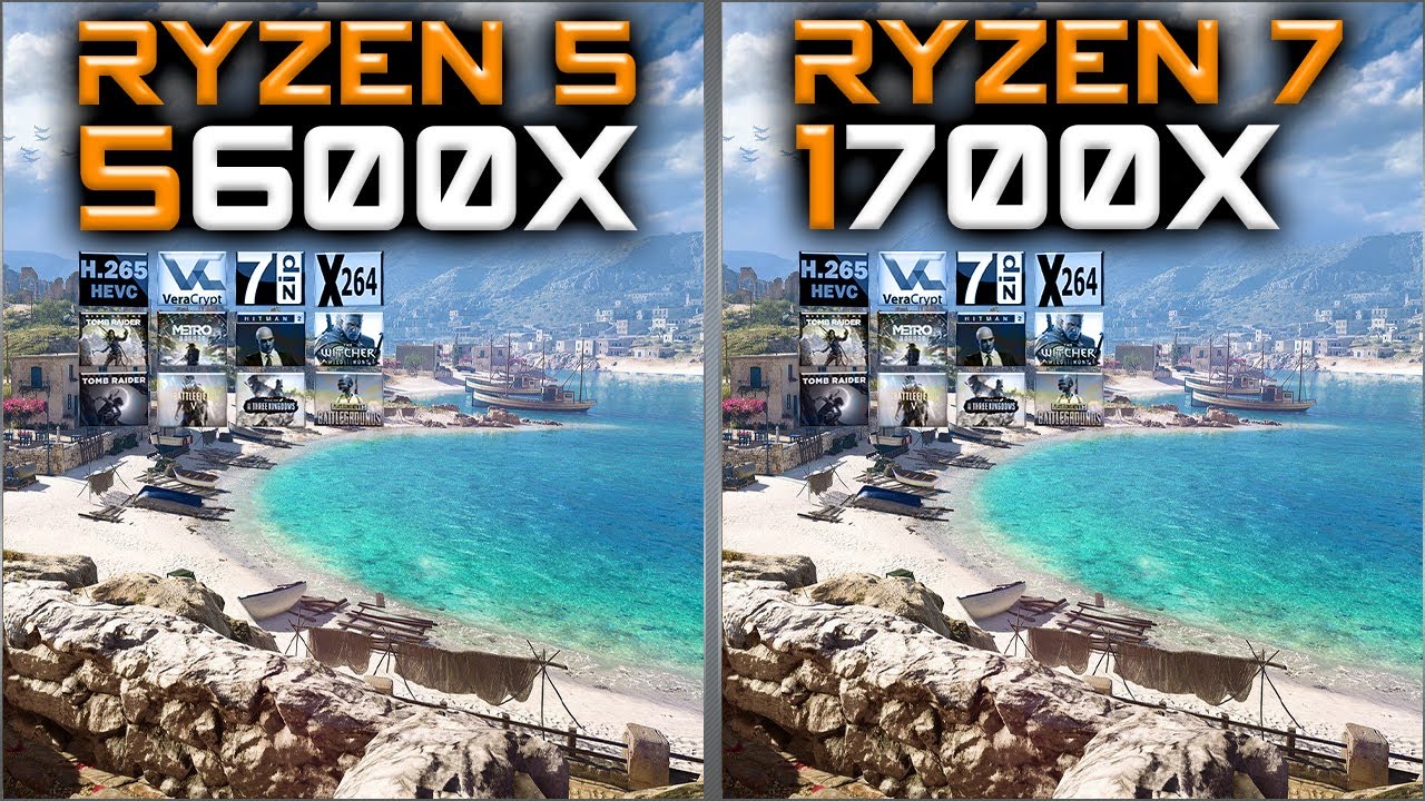 Ryzen 5 5600X vs Ryzen 7 1700X Benchmarks – 15 Tests 🔥 - YouTube