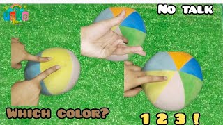 Count 1-6 ! 🎨 Learn Colors With Soft Rainbow Ball | No Talking | Pudo Fun  screenshot 5