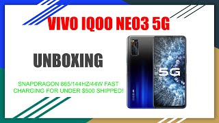 VIVO IQOO NEO3 5G Unboxing