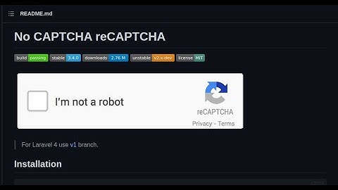 Laravel Package | Add Recaptcha to your Laravel application easily | i am  no a robot 🤖 #laravel