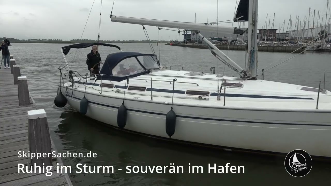 Ablegen durch Eindampfen in die Achterspring. Einhand. | Hafenmanöver leicht gemacht