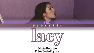Olivia Rodrigo - lacy | (Color coded lyrics)
