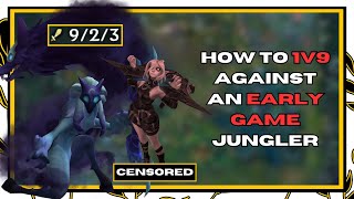 How to 1v9 Against an EARLY GAME Jungler | Season 14 Climb to MASTERS | Kindred Jungle Guide