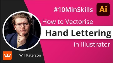 #10MinSkills - A faster way to vectorise hand lettering with Illustrator’s Pen tool