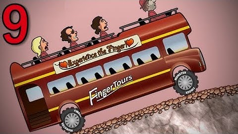 Hill Climb Racing - Part 9 - Tourist Bus - Stage 9 - Mars