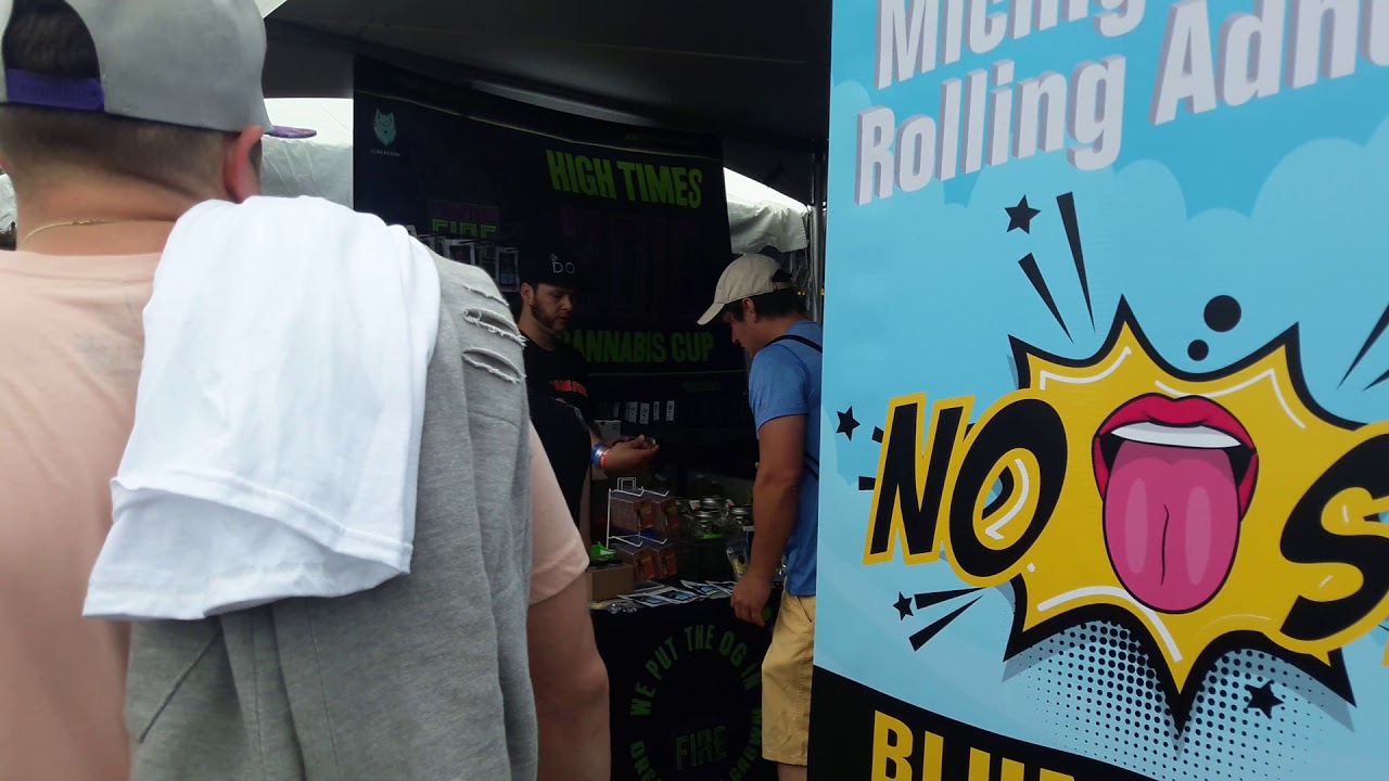 walking around at the High Times Michigan Cannabis Cup- 06.10.2018