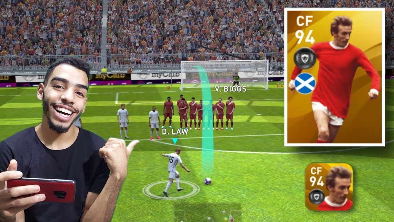 D. LAW 94 Rated Review 🔥 insane  finisher 😱 eFootball pes 20 mobile