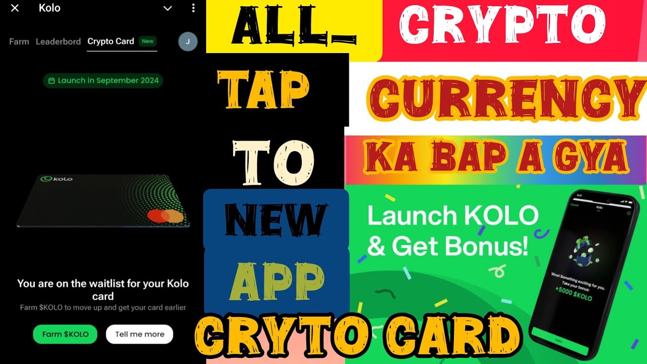 New App Kolo Tap To Earn money || All Crypto Currency Ka Bap || How to play New app earn to money