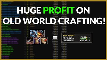 Make CRAZY PROFITS with OLD Professions! | Dragonflight Goldmaking