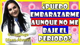 IF I DON'T GET MY PERIOD, CAN I GET PREGNANT? by gynecologist Diana Alvarez Se Puede Quedar Embarazada Sin Estar Ovulando