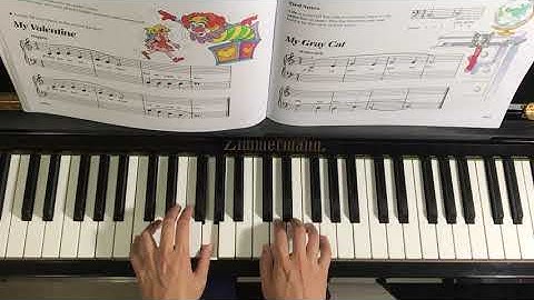 My Gray Cat (P.19) - Bastien Piano for the Young Beginner Primer B