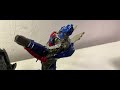 Quick optimus prime vs megatron stop motion fight