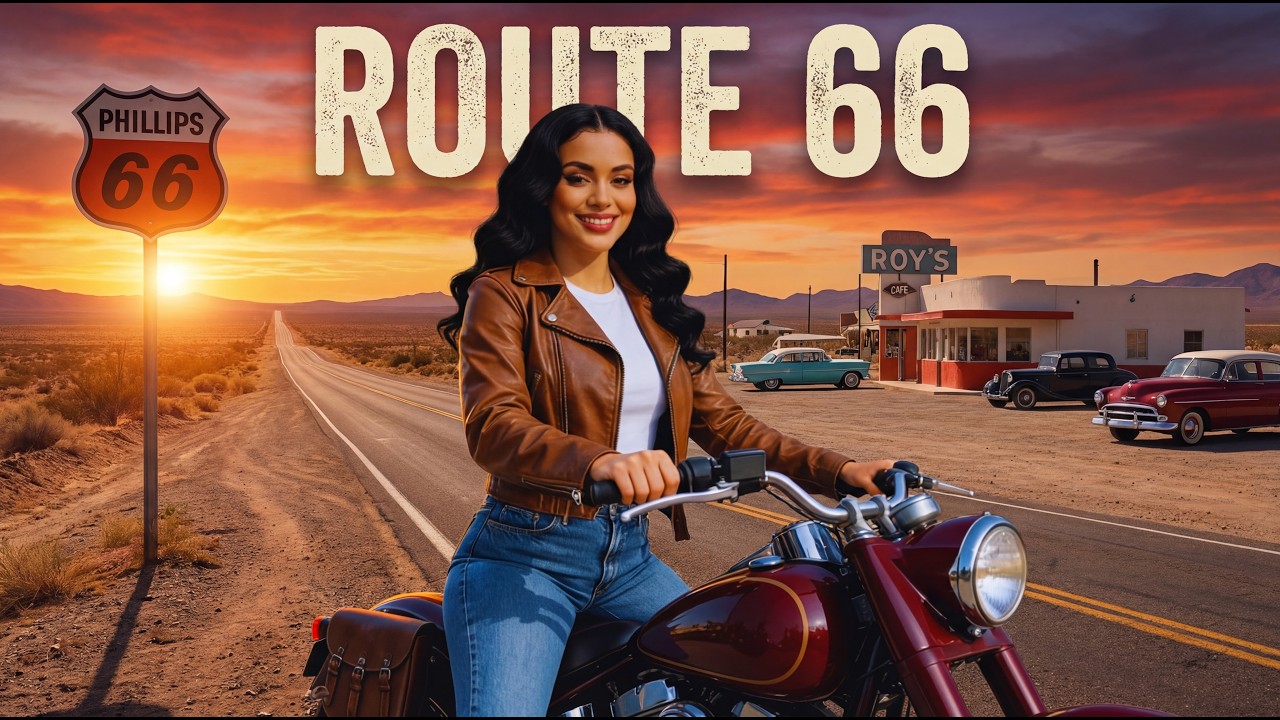 Route 66 Road Trip - True Love In The 1950s (Official Music Video