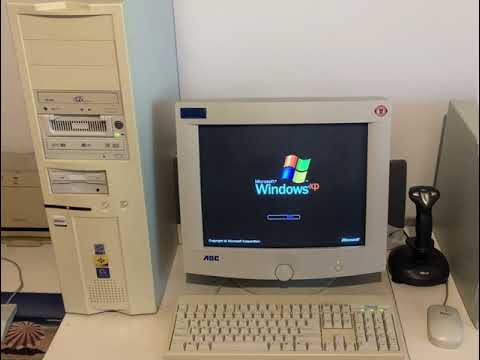 Startup of a 20 Year old Windows XP computer