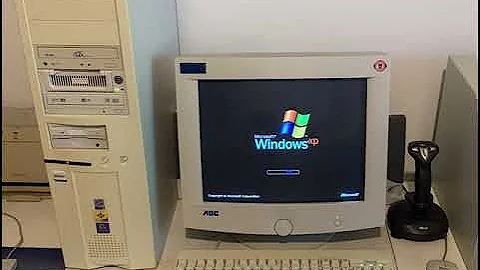 Startup of a 20 Year old Windows XP computer