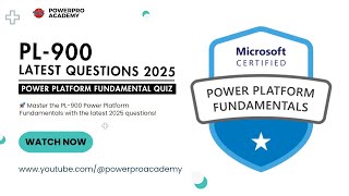 PL-900 Latest Questions 2025 | Power Platform Fundamental Certification Practice Test #powerplatform
