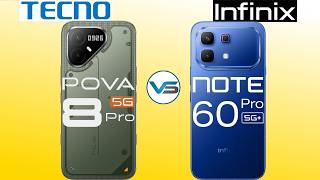 Tecno Pova 8 Pro 5G VS Infinix Note 60 Pro 5G | Infinix Note 60 Pro 5G VS Tecno Pova 8 Pro 5G