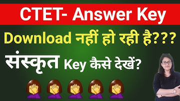 Ctet official answer key mein language kese check krein|| How to check language in ctet answwr key