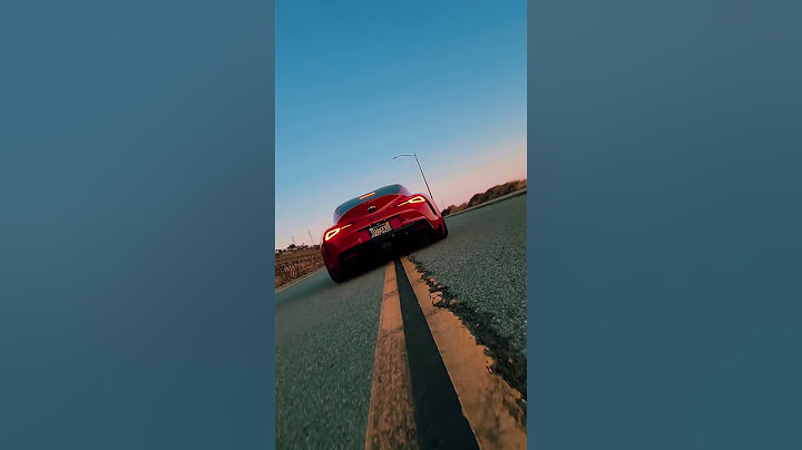 How to FILM a SUPRA driving UP! #Shorts