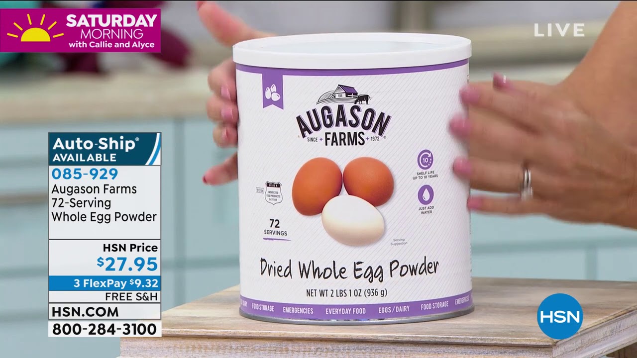 Augason Farms 72Serving Whole Egg Powder YouTube
