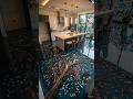 ultra luxury tree epoxy flooring 🔥 😍 👏#epoxy #interiordesign #homedesign #shorts