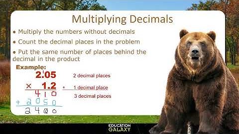 5th Grade - Math - Decimals - Topic Overview