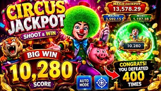 Circus Jackpot Shoot & Win 🔥 ₹5 Bet → 10,280 Score! Crazy Big Win Demo Gameplay | Game Night screenshot 3